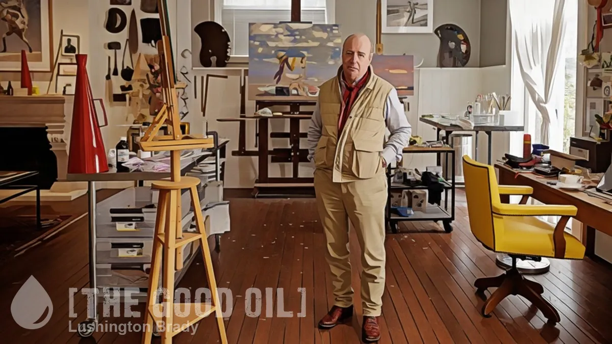 Tim Storrier Calls Out the Luvvies