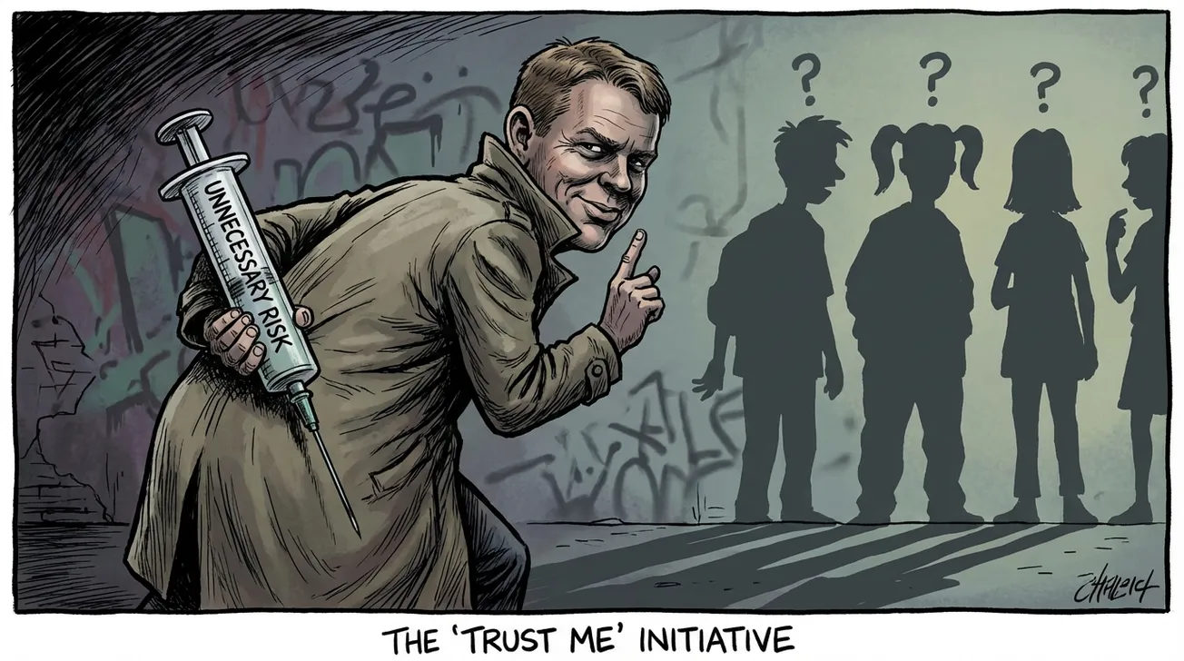 Hipkins Caught Lying About Vaccine Risks – Explaining Is Losing, Chippy