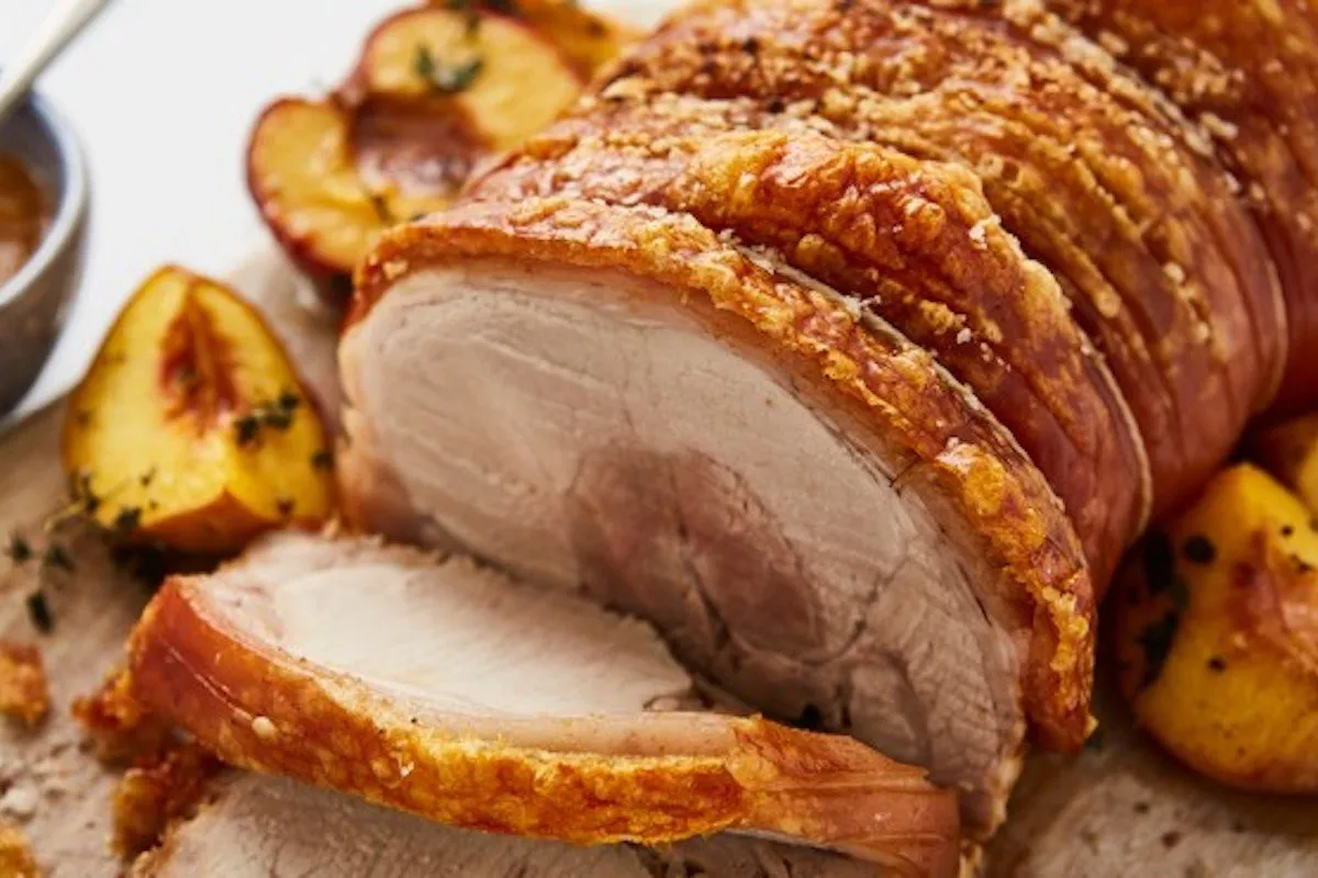 It’s getting cold: Time for a pork roast with LOTS of crackling