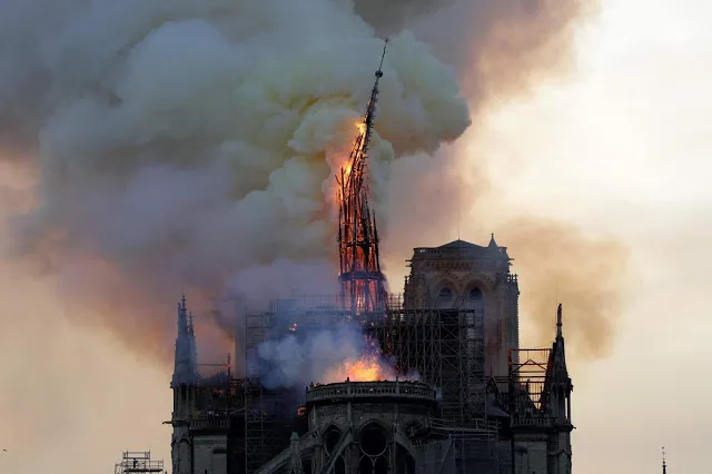 Sadder than fiction, Notre Dame Burns