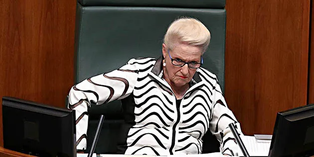 Bronwyn Bishop nails the Greens