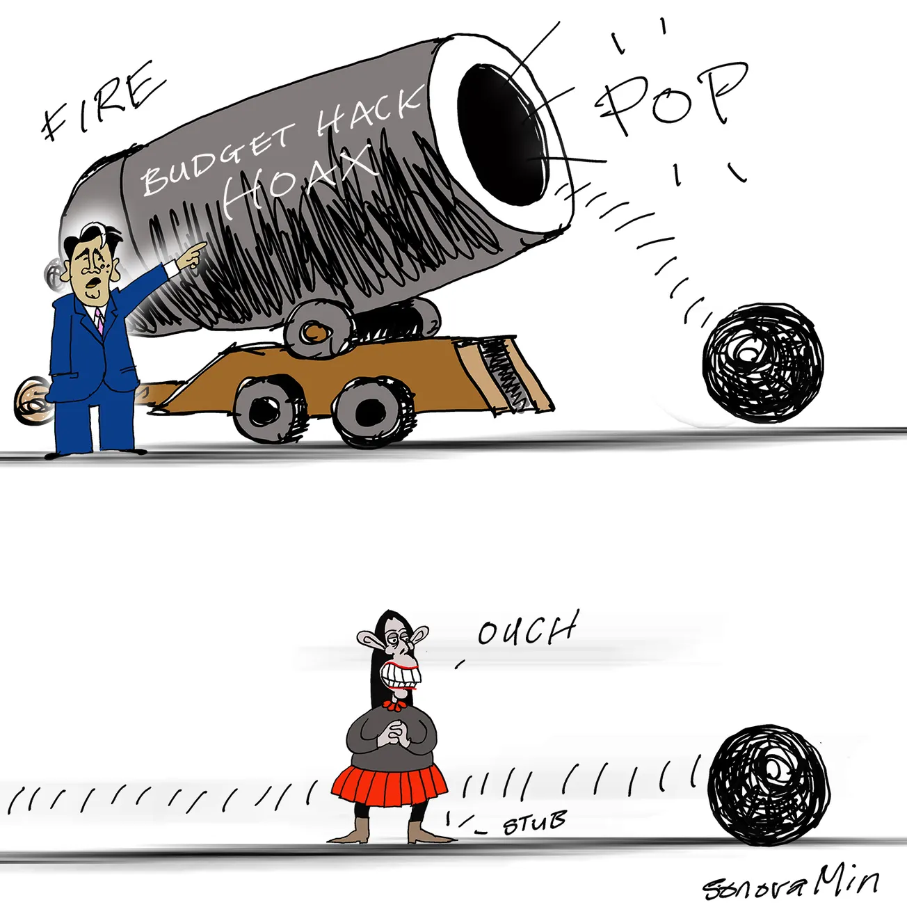 Cartoon of the day by SonovaMin