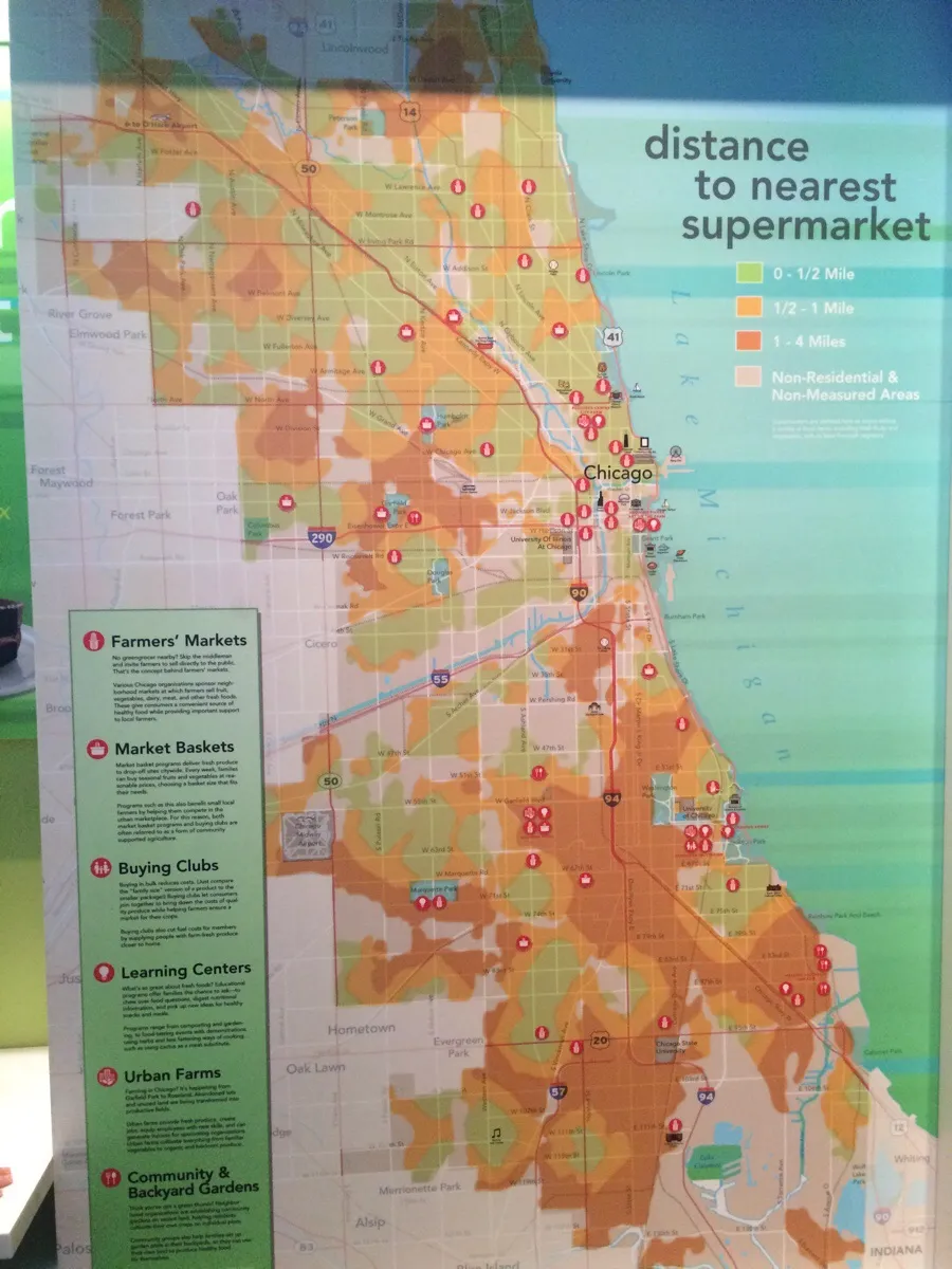 Map of the Day: Chicago Food deserts