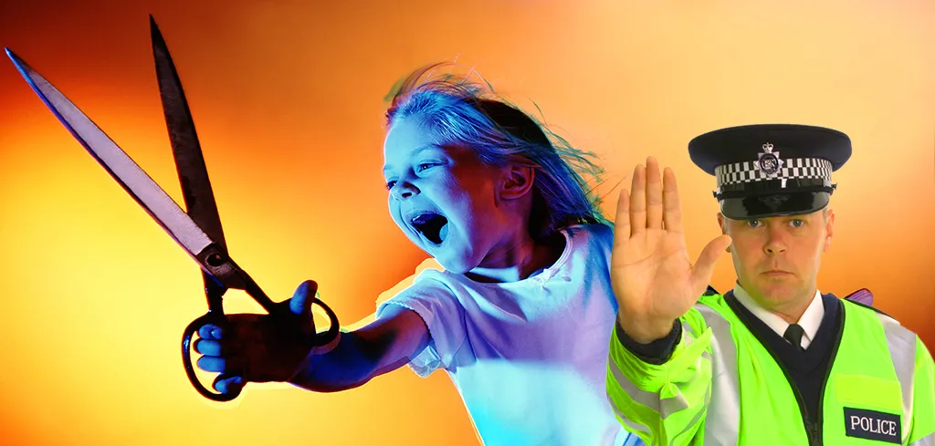 Don’t let us catch you running with scissors, either!