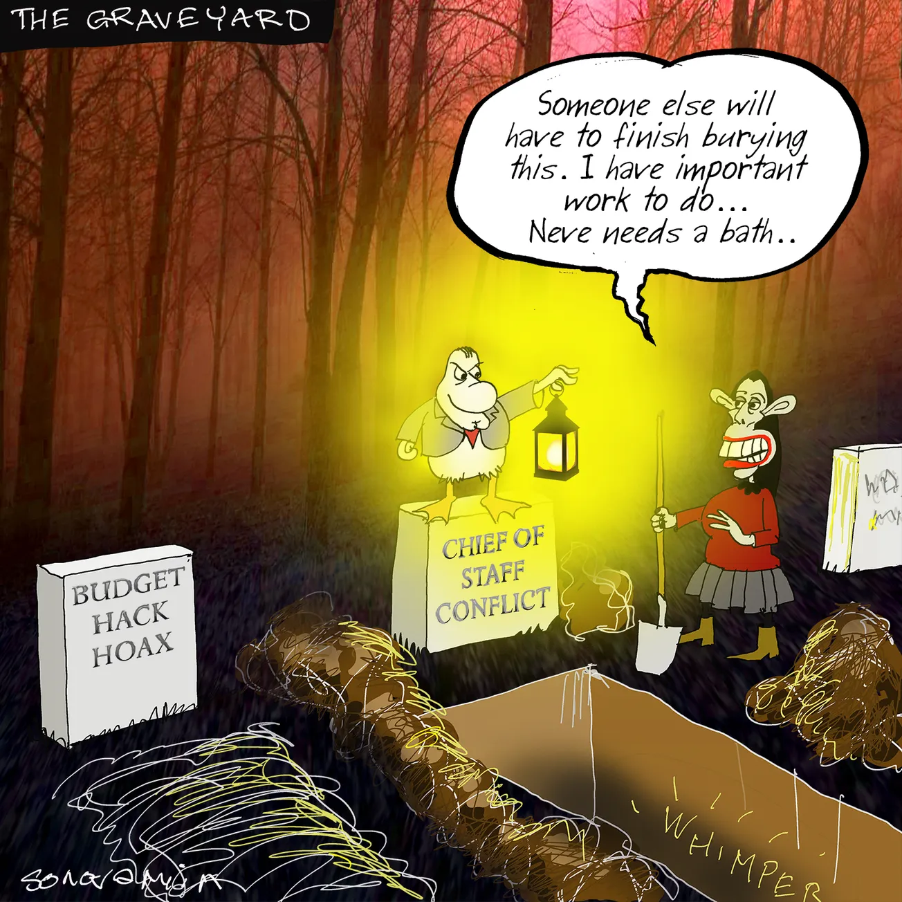 Cartoon of the day by SonovaMin