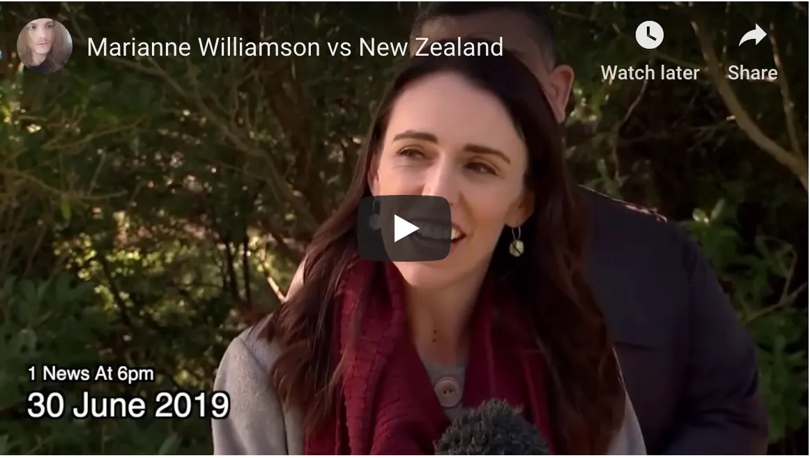 Marianne Williamson vs NZ