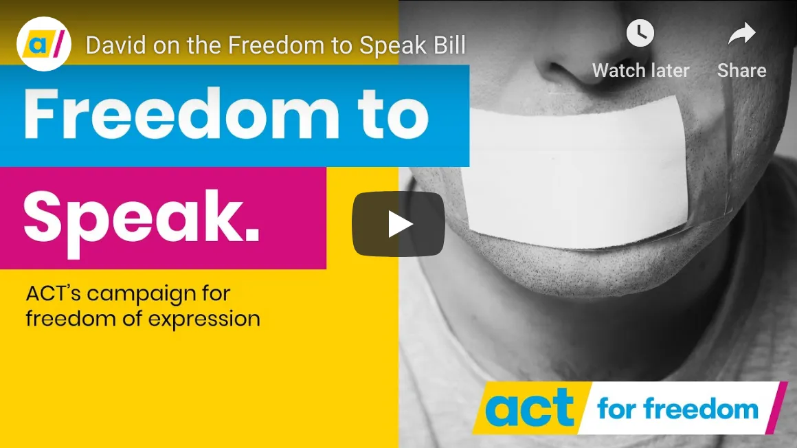 Freedom to Speak