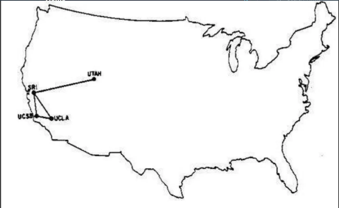 Map of the Day: The Internet in 1969