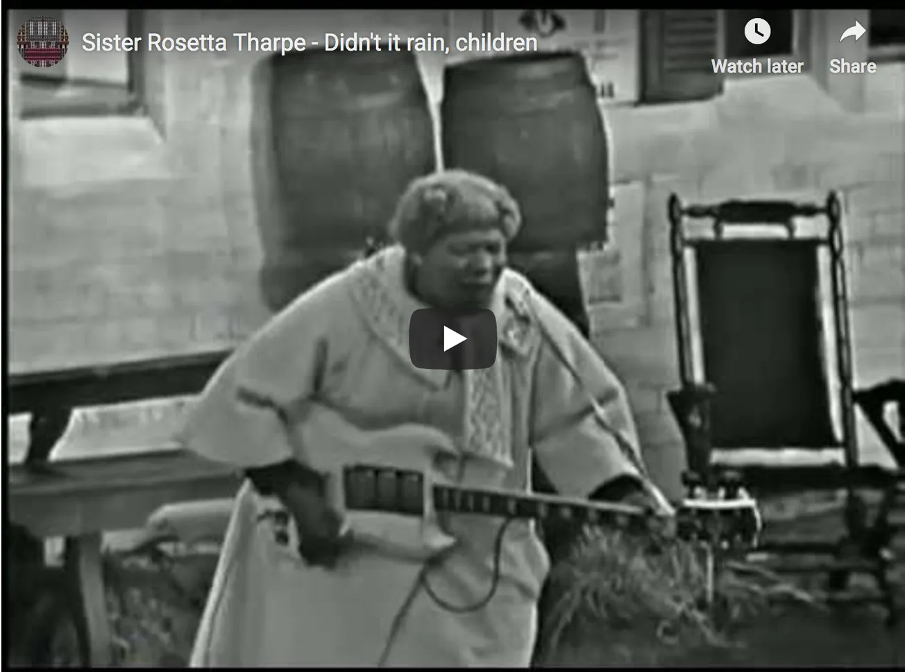 Sister Rosetta Tharpe – Didn’t it Rain, Children