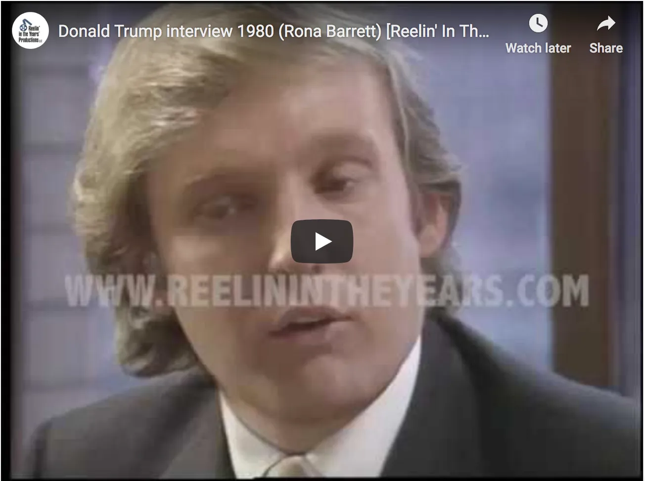 Donald Trump Interview 1980