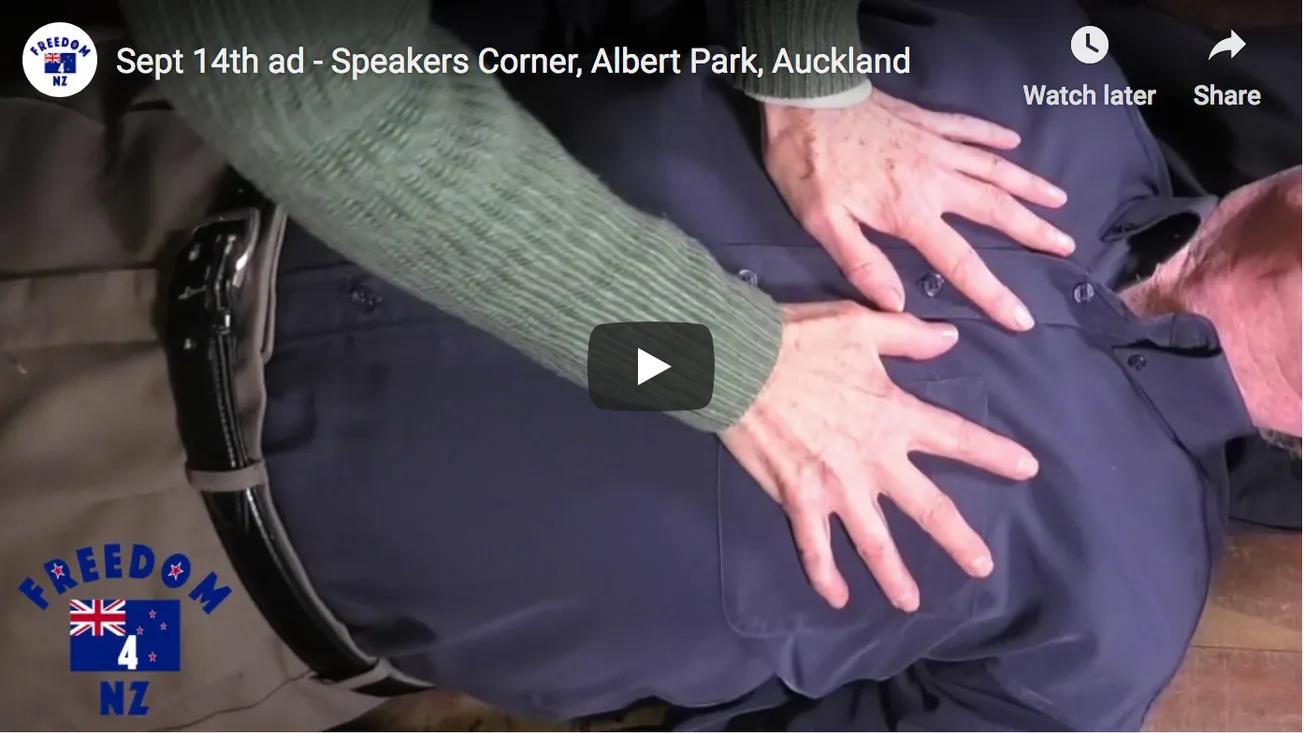 Sept 14th: Speakers Corner, Albert Park, Auckland