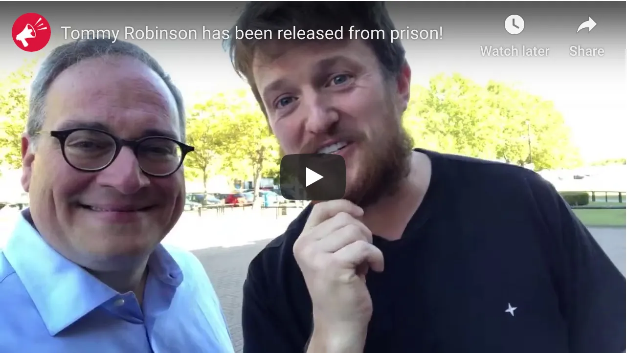 Tommy Robinson Has Been Released From Prison!