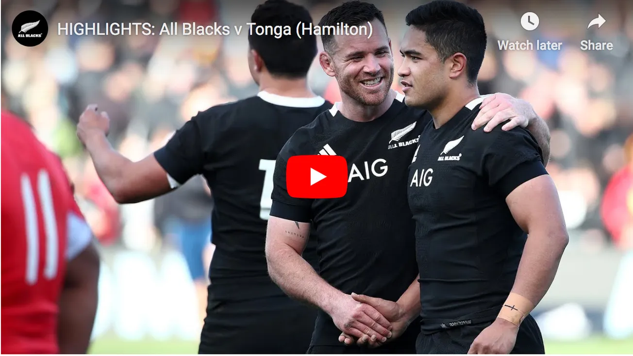 Highlights: All Blacks v Tonga (Hamilton)