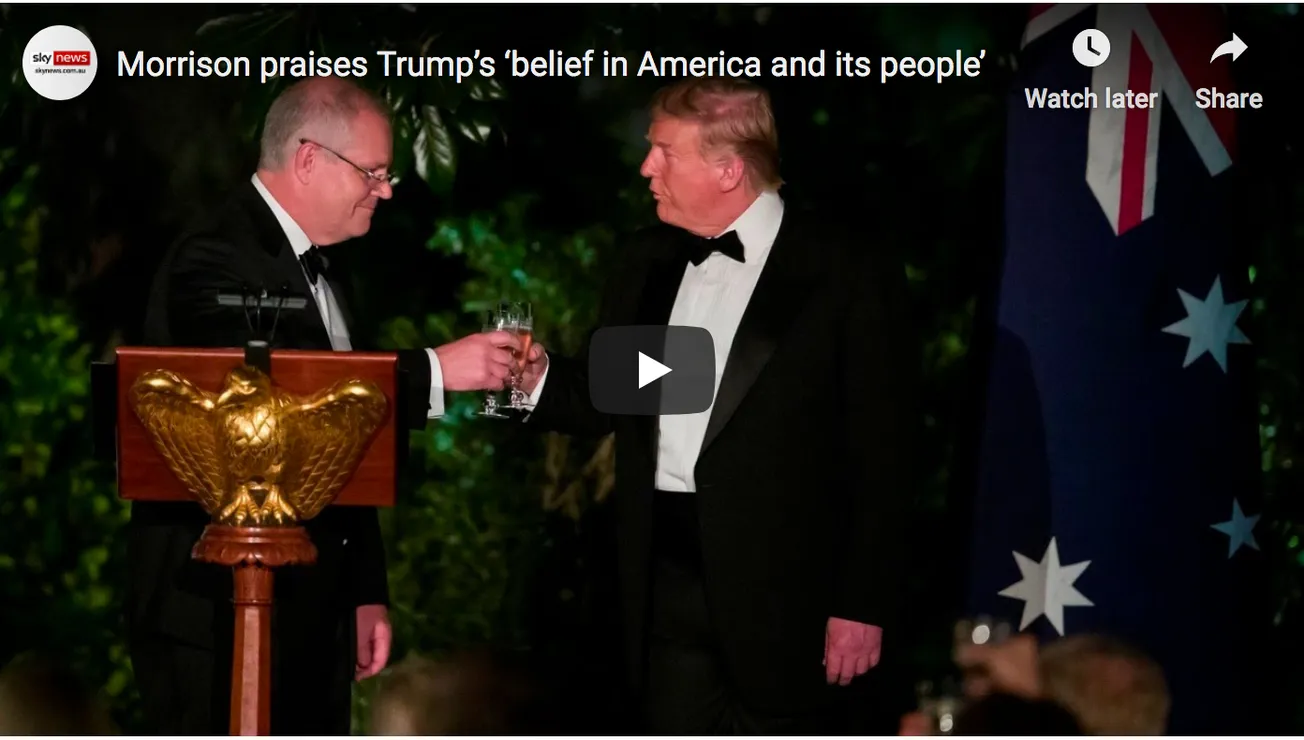 Morrison Praises Trump’s ‘Belief in America & its People’