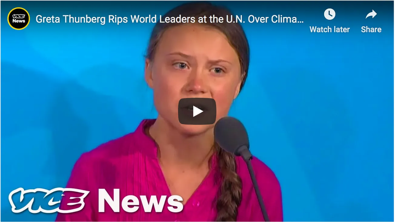 Greta Thunberg’s UN Rant