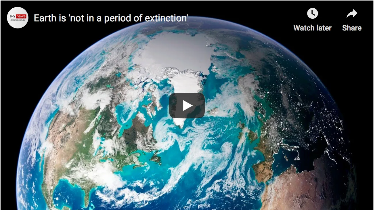 Earth is ‘NOT in a Period of Extinction’