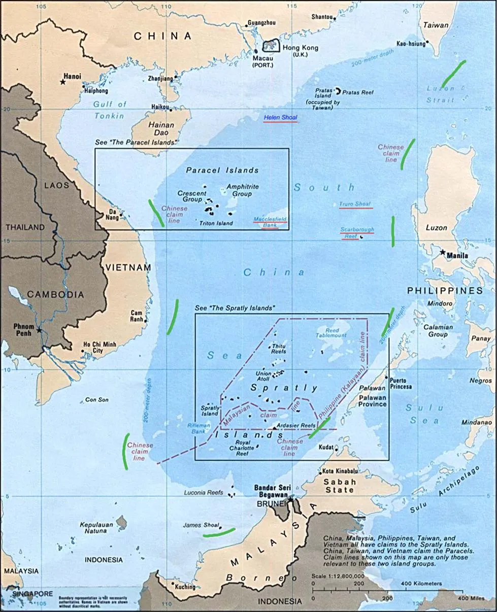 Map of the Day: The Area of Sea That China is Claiming