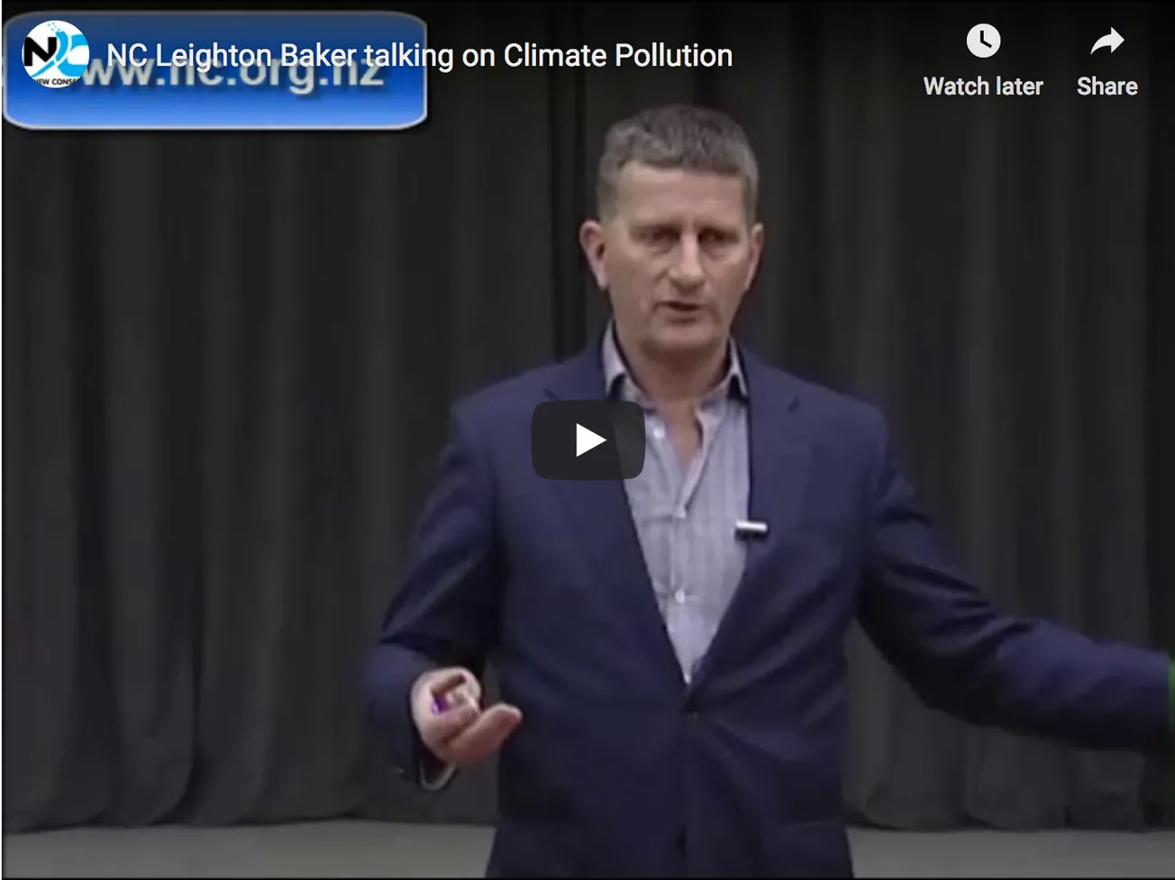 New Conservative Leader Leighton Baker on Climate Pollution