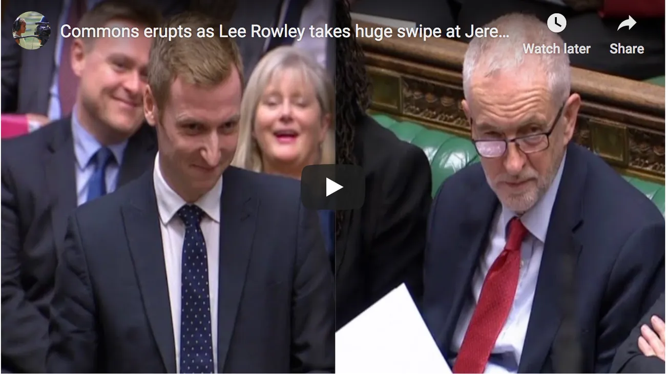 Commons Erupts as Lee Rowley Takes Huge Swipe at Jeremy Corbyn Over Venezuela