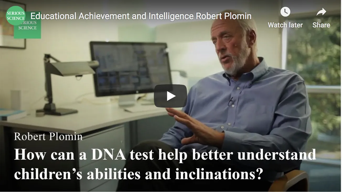 Educational Achievement & Intelligence Robert Plomin