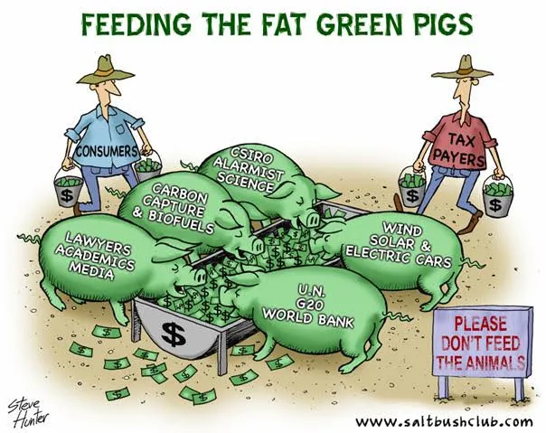Stop Feeding the Fat Green Pigs