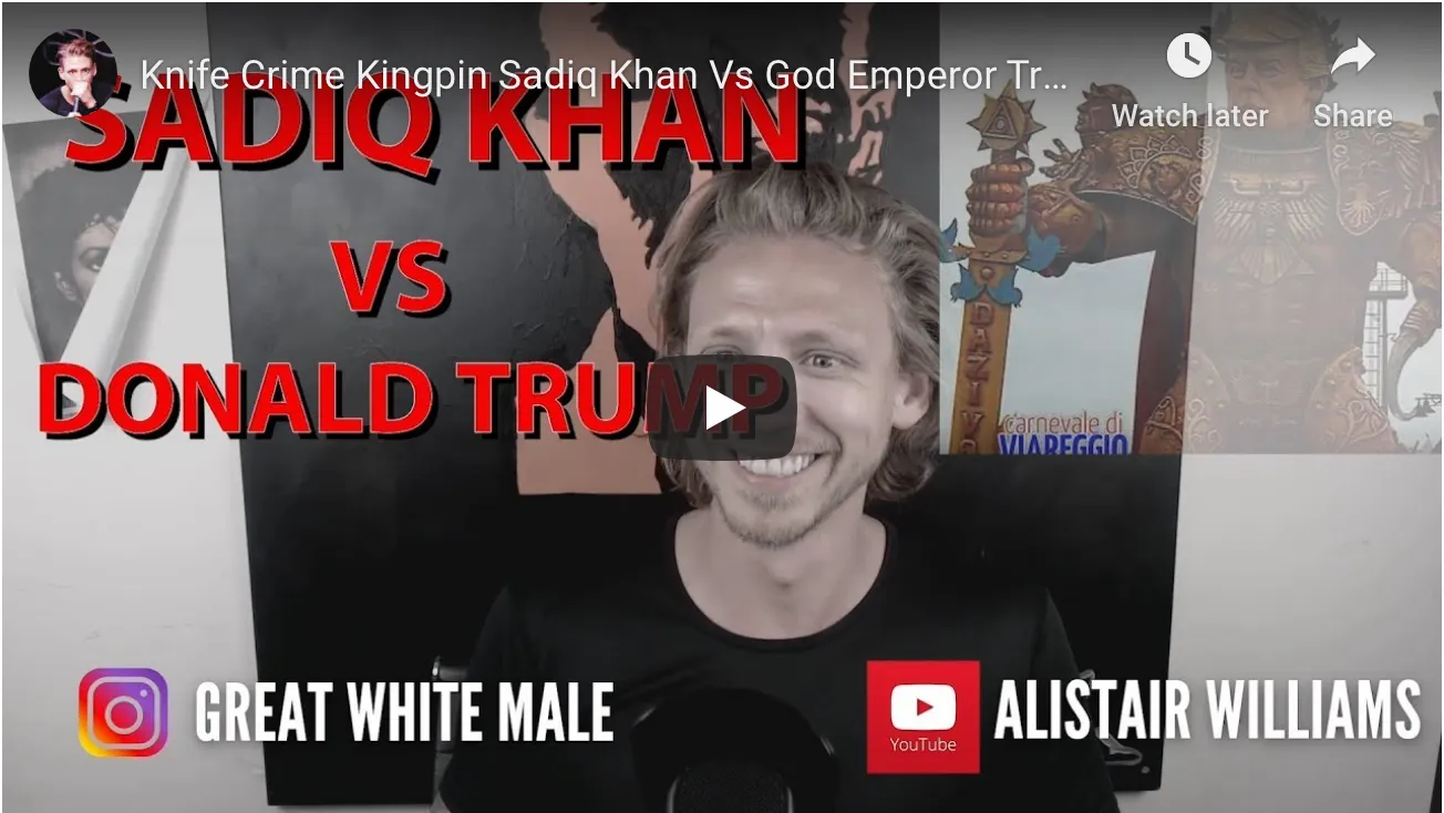 God Emperor Trump vs Knife Crime Kingpin Sadiq Khan