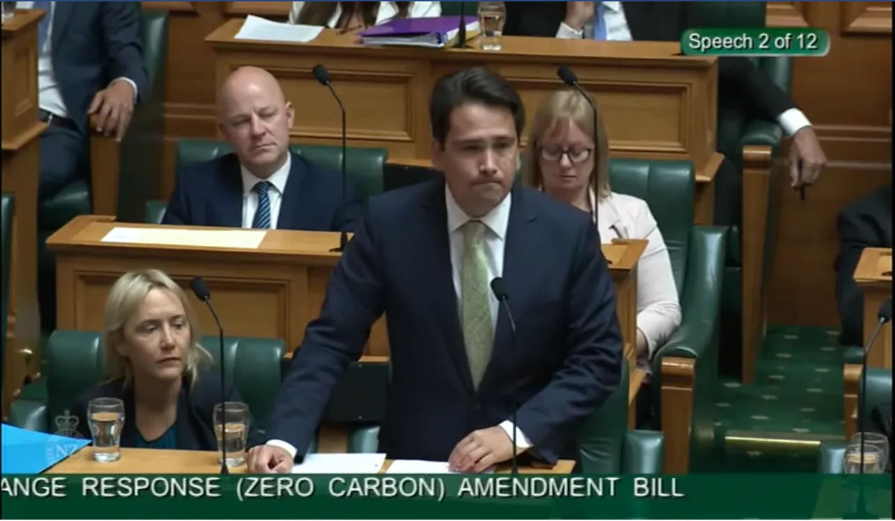 Simon Bridges on the Zero Carbon Bill