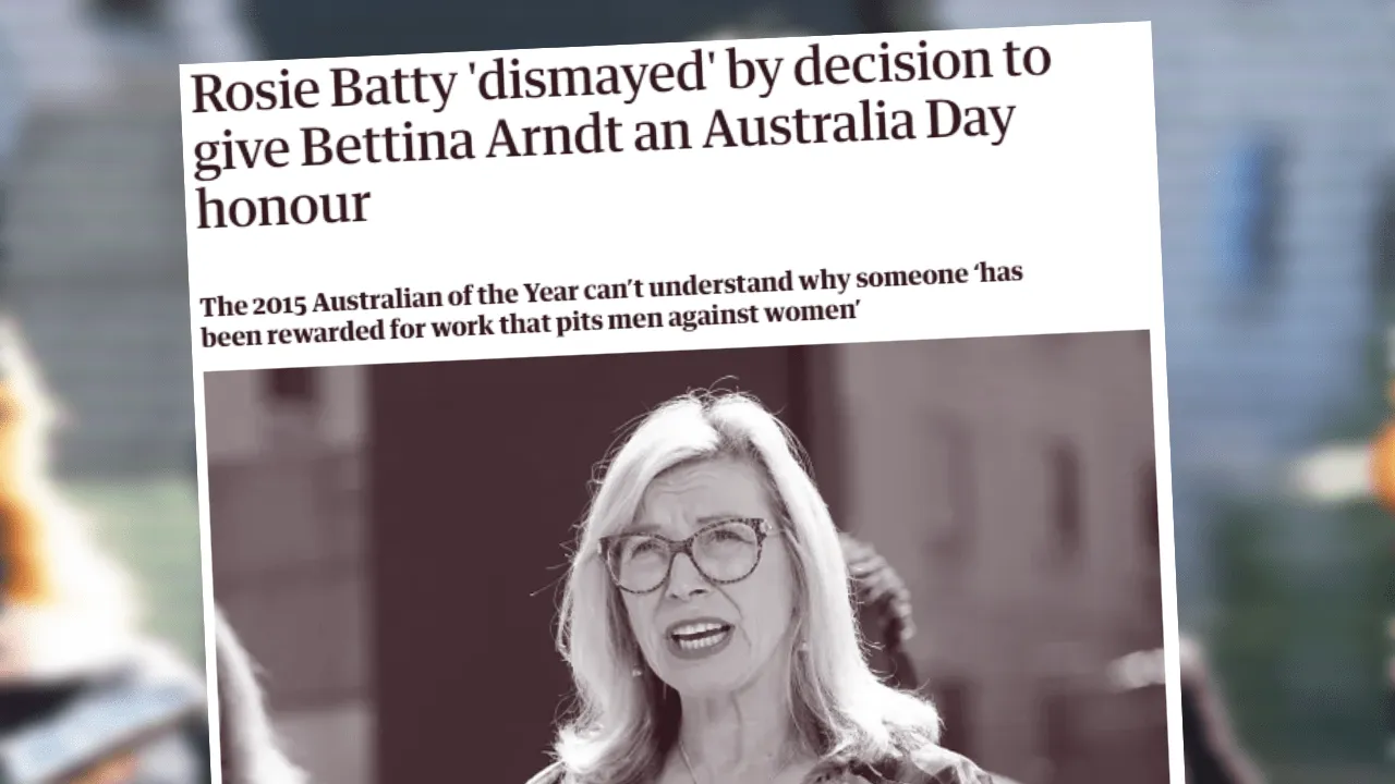 Rosie Batty Doesn’t Think Work Which Pits Women Against Men Should Be Rewarded