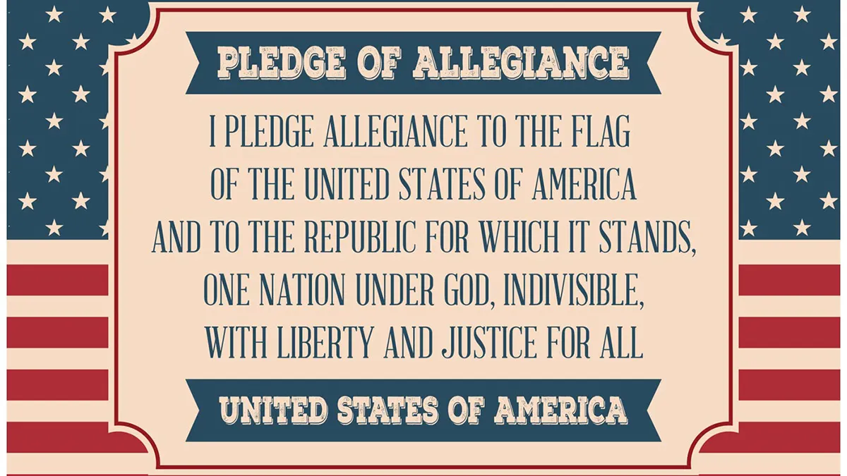 Legacy Media Frightened by Pledge of Allegiance