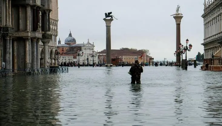 Venice Flooding Due to Climate Change