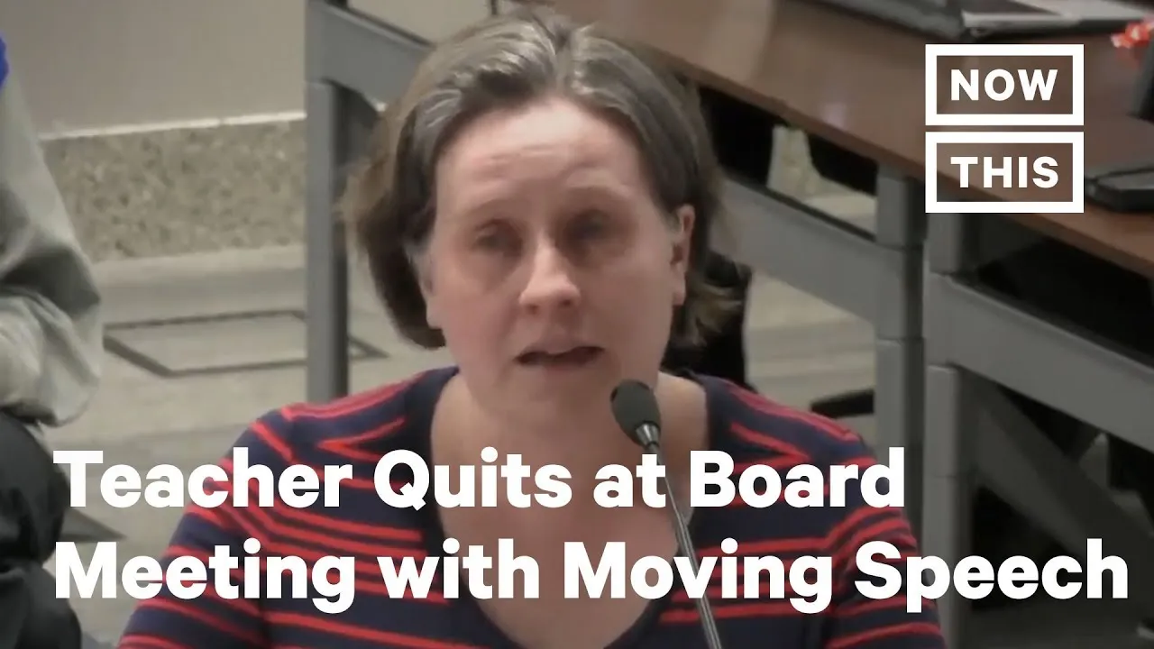 The BFD Video: Teacher Resigns During Kansas School Board Meeting With Powerful Speech