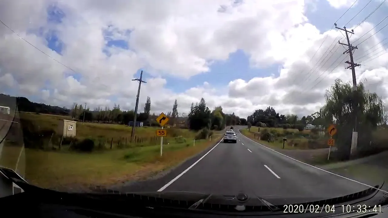 WATCH: The moment a TRUCK crossed the centre line and SMASHED into oncoming traffic