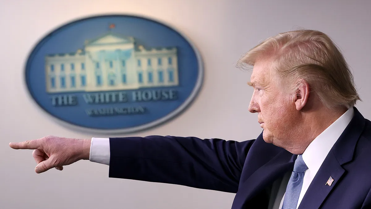 Trump Calls for Reparations From China