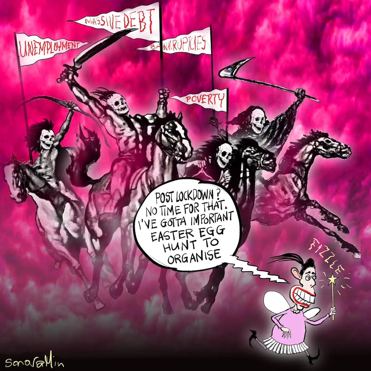 Ardern Struggles to Walk and Chew Gum at the Same Time