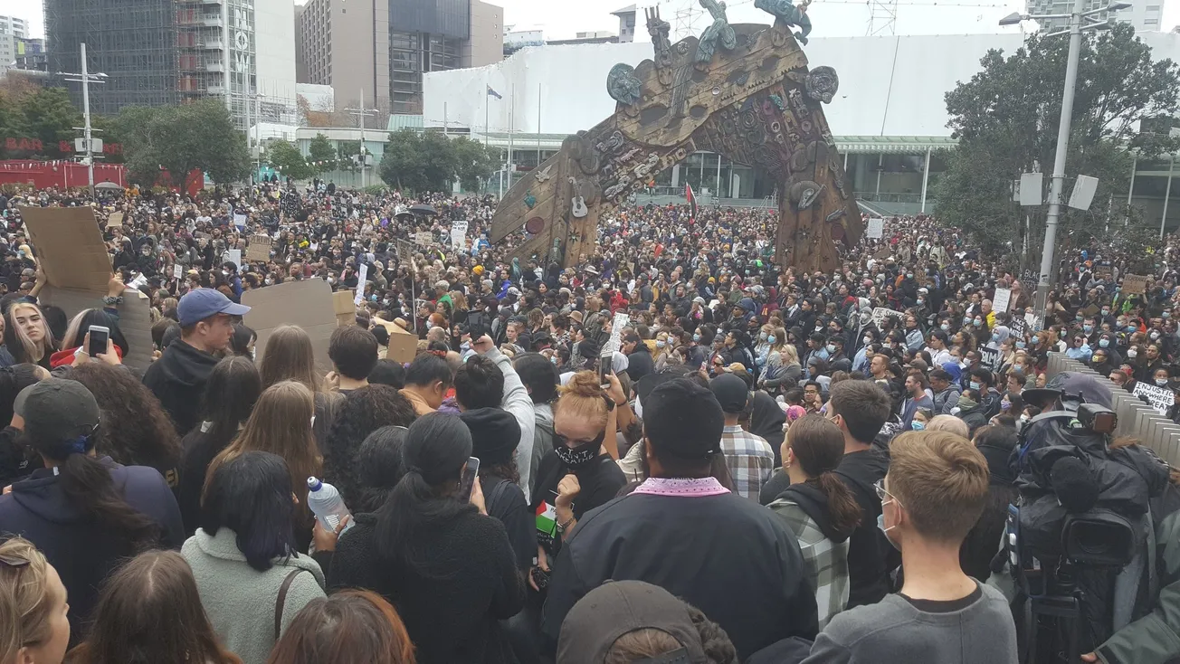 US Political Protests in New Zealand Are Soooo This Week!