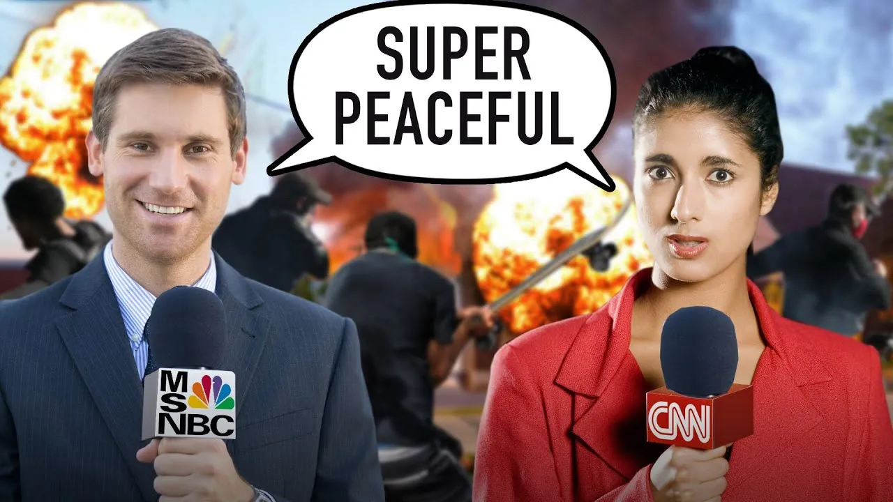 Media’s “Peaceful Protest” Narrative Shatters on Live TV