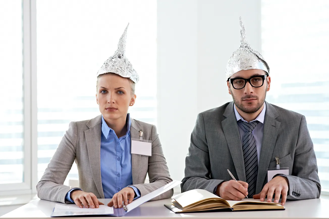 Foil Hats, Left and Right