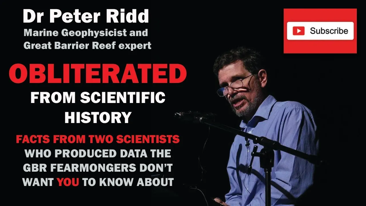 Dr Peter Ridd – the Data Obliterated From Science History