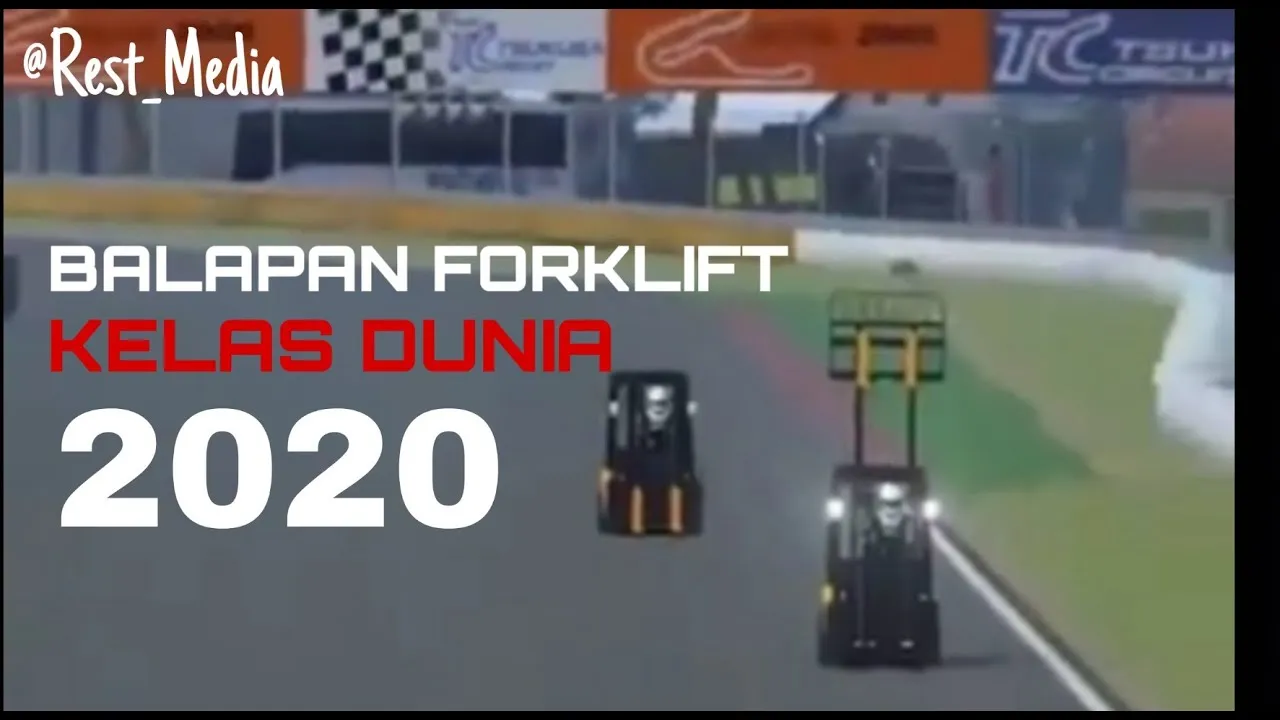 Balapan Forklift Viral Forklift Racing