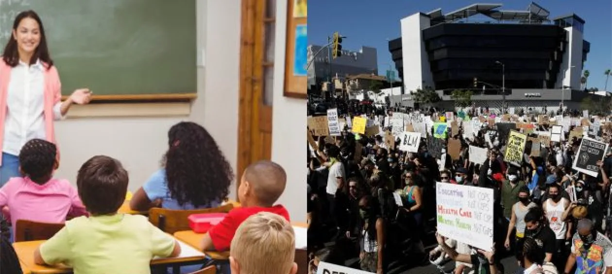 Teachers Won’t Teach but They’re Happy to Protest