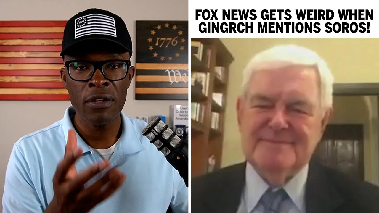 Fox News Freaks Out When Newt Gingrich Mentions George Soros!