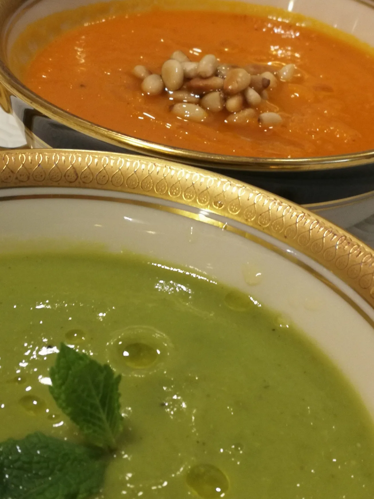 The BFD Food Column: Chicken Soup (the Jewish Antibiotic), Carrot and Spicy Harisa Soup & Fresh Pea Soup