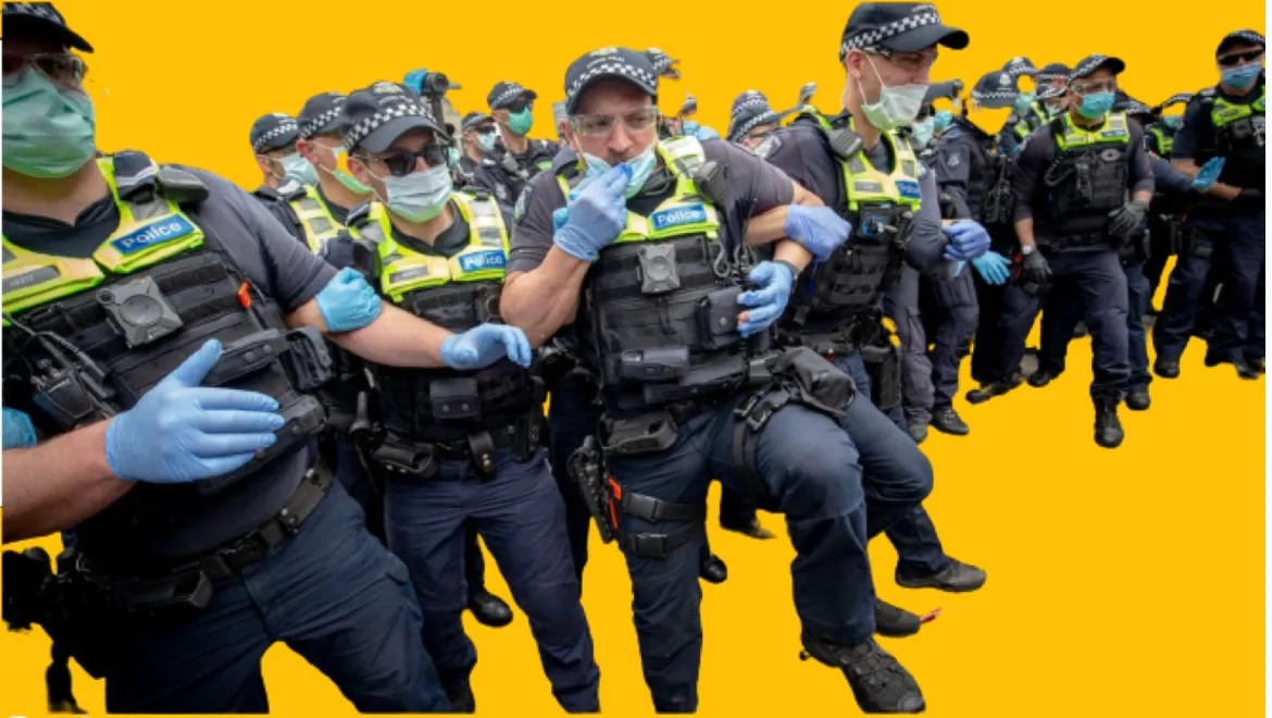 Victoria Police: “Protesting Is Not Unlawful, It’s a Human Right”