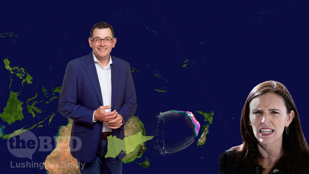 It Takes a Big Prick to Pop a Trans-Tasman Bubble