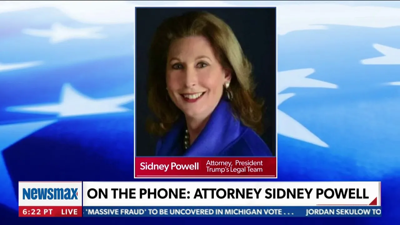 Sidney Powell: “It Will Be Biblical”