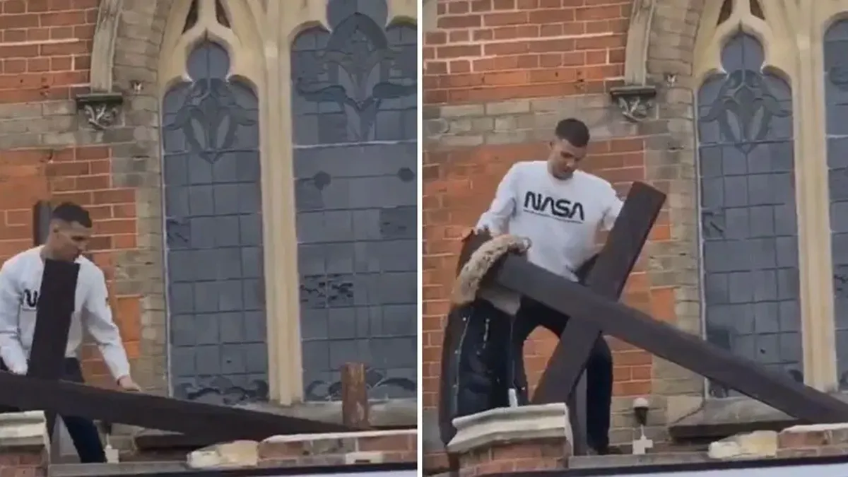 Muslim Man Vandalises London Church