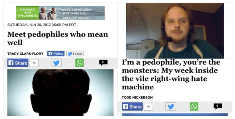 From Cross-Dressing to Kiddy-Fiddling