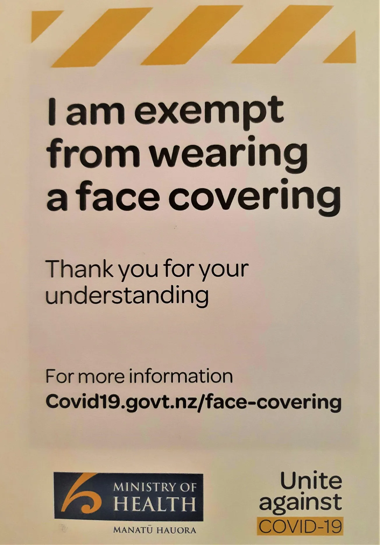 Mask Exemption Not Worth the Paper It Is Printed On