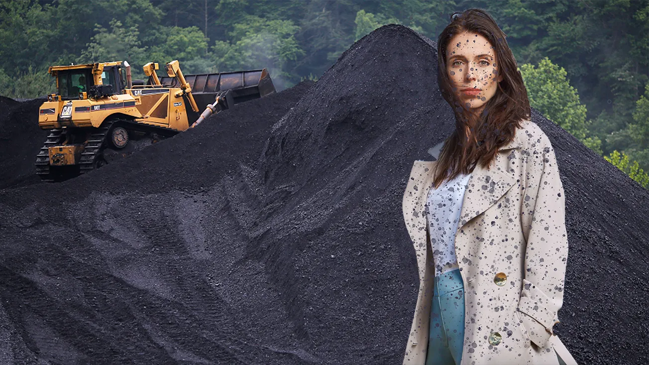 Jacinda Ardern’s  ‘Nuclear Free Moment’ Is Covered in Coal Dust