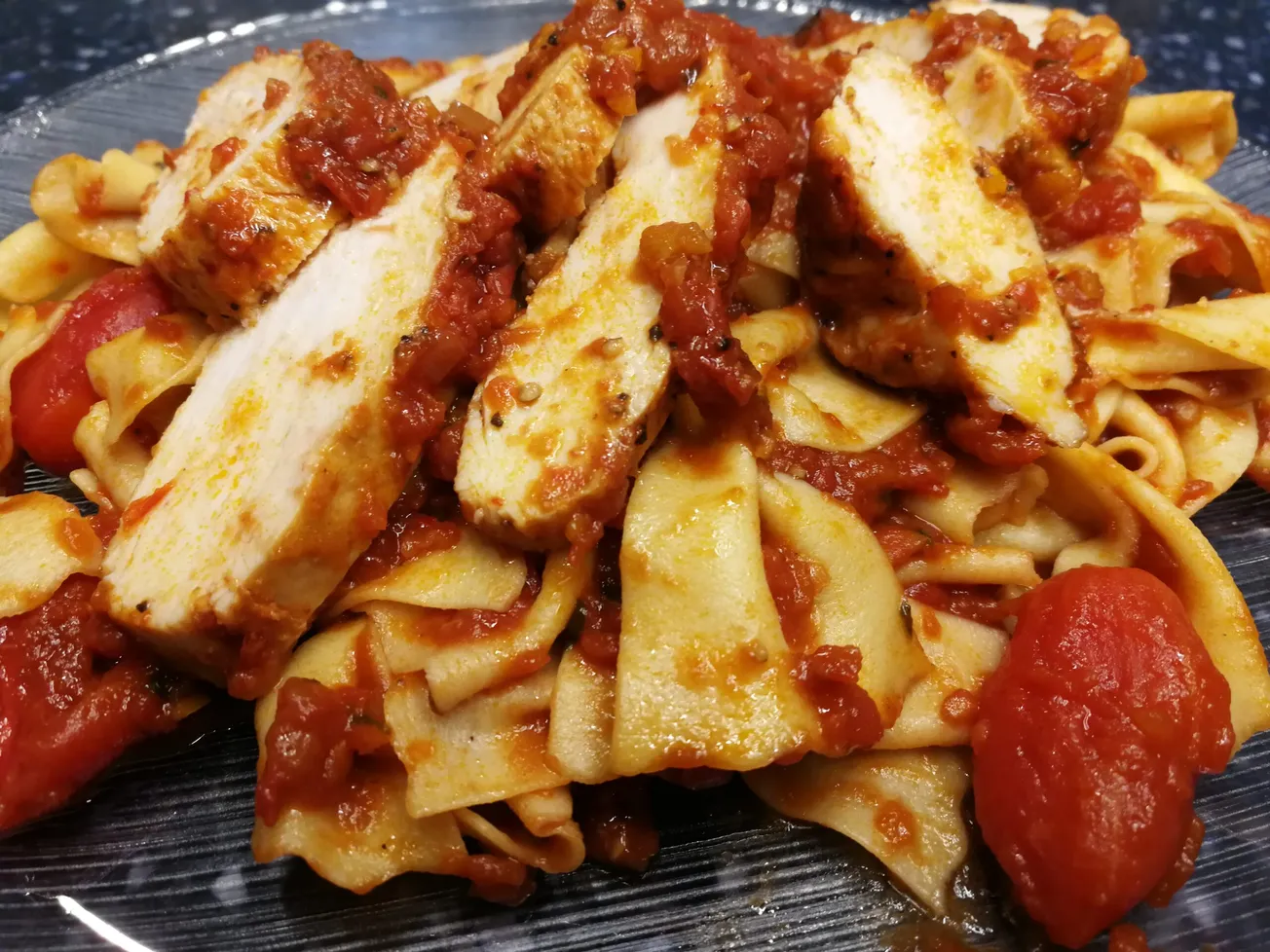 The BFD Food Column: Pollo Arrabbiata, the Angry Chicken